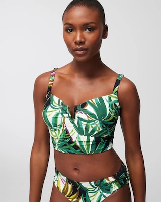 V-Wire Cropped Bikini Top | Soma